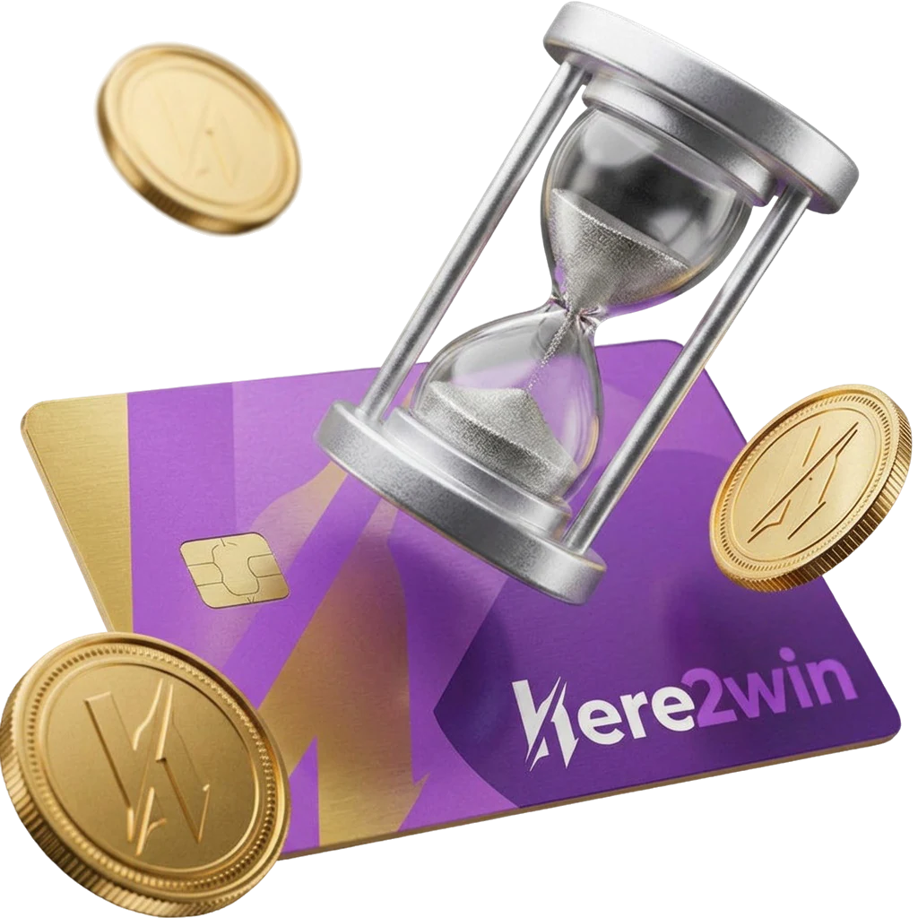 A silver hourglass resting on a card, standing in for the wait before identity checks apply