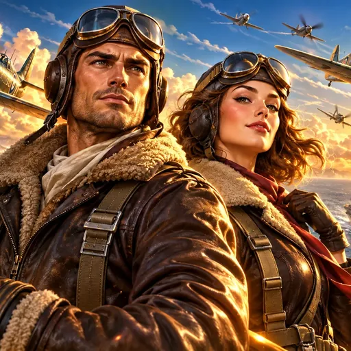 1942 Sky Warrior pokie cover art